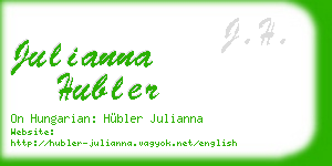 julianna hubler business card