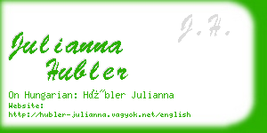 julianna hubler business card